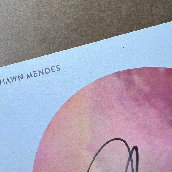 Shawn Mendes "If I Can't Have You" signed post card postcard autograph - Picture 3 of 8
